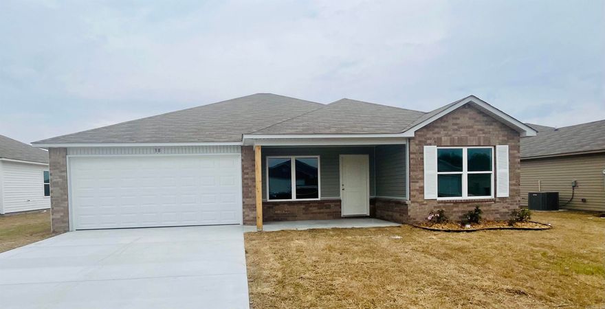 The Carnegie II plan is a time-tested, fan-favorite 4-bedroom plan that can suit all your needs. The open-concept plan has a spacious Living Room that opens to an eat-in Kitchen. The 4th bedroom is set to the front of the home, which makes it perfect for use as a bedroom, office, craft room, and more! The Master Bedroom is set to the rear of the home for more privacy.   Upgrades included in this home by designer: 3050 Low E window in Master Bedroom, plumbing faucet upgrade 2, 16" laminate bar top in Kitchen, Luxury Vinyl Plank flooring in wet areas and Living Room and adjacent hallways, raised ceilings in Living Areas and Master Bedroom per municipal requirements, Cheyenne style interior doors, baseboards level 2, LED disk lights in Kitchen, full sod, stainless steel appliance package.   *** AGENTS, PLEASE SEE SHOWING REMARKS OR AGENT REMARKS. ***  THIS HOME IS SCHEDULED TO BE COMPLETE IN LATE MARCH.