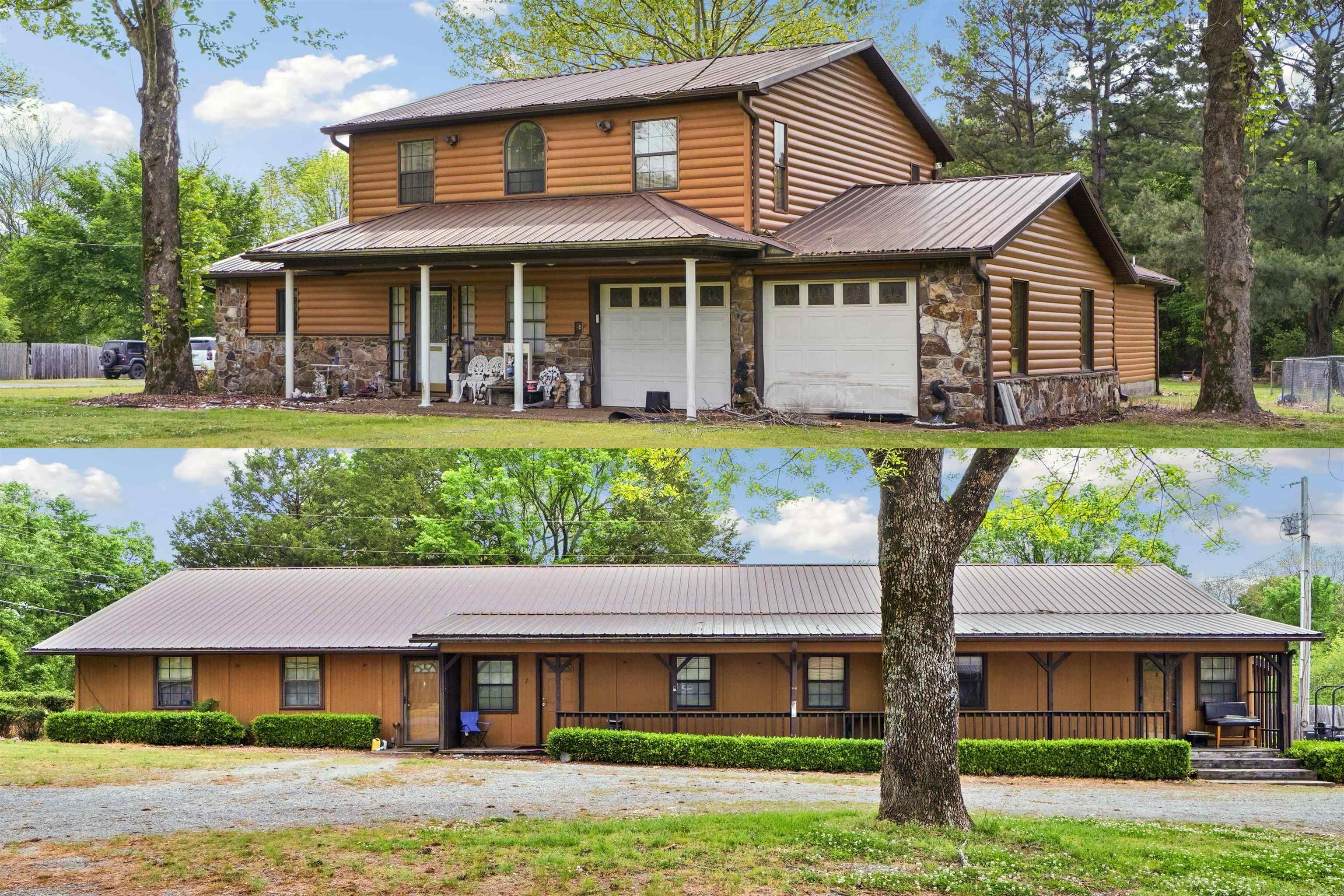 Investor Package-- 1-2,475 sq ft home with multiple shops/storage bldg. and storm shelter, 1- triplex (2-2/1 & 1-1/1) multi-family units are currently tenant occupied. The 1 bed/1bath unit rents for $700 mo., the 2 bed/1 bath units rent for $800 mo., and the house was owner occupied and has never been rented-- but should rent approx. $2500 +/- per month. Units are all electric, main home had new HVAC unit installed this month. There is even a vacant lot just over .50 acre that could be used for an additional unit/s. Property is minutes from LRAFB and would be an amazing investment opportunity for someone looking for great rental income. Contact me today to take advantage of this amazing opportunity! Property is being sold "AS IS". See Agents Remarks
