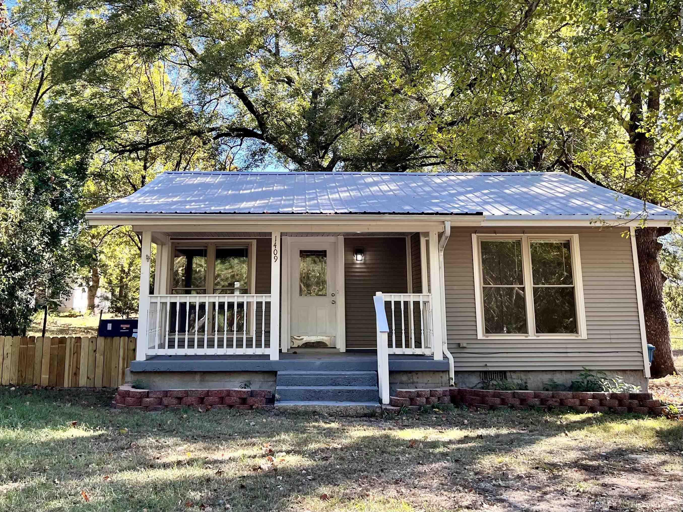 3 bed/2 bath home that has been remodeled and ready for a new owner. Delightful home features a inviting living room with a vaulted ceiling that is open to the large eat-in kitchen. Primary bedroom has an ensuite bath while the 2 other bedrooms share a hall bath. Lots of storage in the hallway with built-in cabinetry for all your extra's. Nice size yard with mature trees and the storage building in the backyard holds all your yard equipment. Don't miss this cute home.