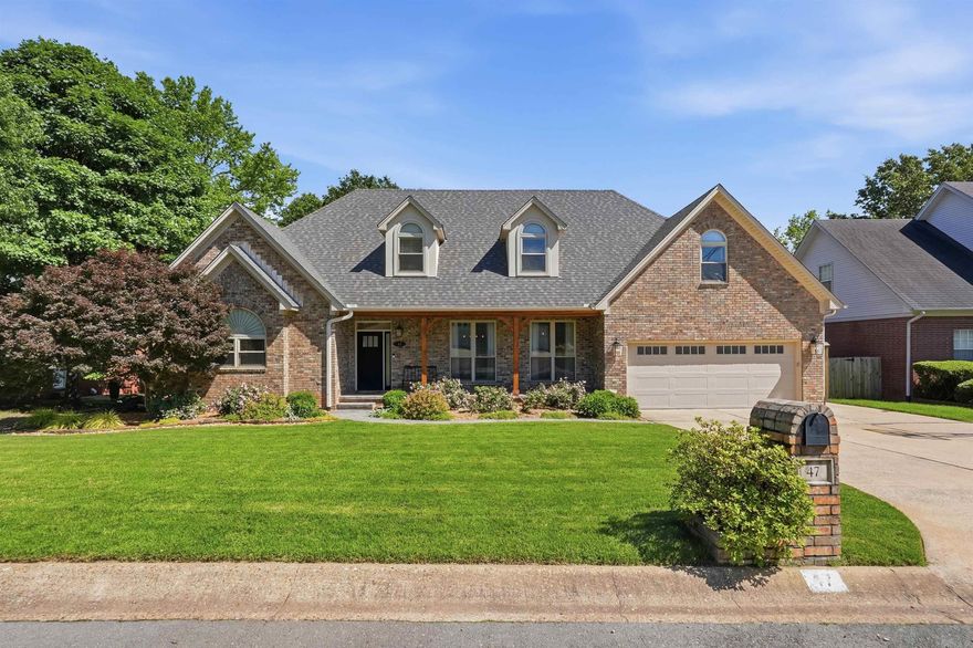 Beautifully renovated home located in the established Overbrook neighborhood positioned along Five Mile Creek. This home offers a peaceful natural backdrop with nearby trails and a private backyard setting. The main level features generous living spaces, including a great room, thoughtfully updated kitchen and breakfast area and formal dining room. The kitchen, laundry room, and half bath were renovated in 2022 with guidance from Katie Grace’s design team and include upscale cabinetry, high-end appliances (36" gas range, refrigerator & freezer drawers), designer lighting, backsplash, and elegant countertops. The primary suite is privately located on the main level and includes the addition of a sunroom or den with a brick accent wall and doors providing direct backyard access. Upstairs offers four guest bedrooms, one and a half bathrooms, and a game room. Outdoor living includes a saltwater pool with new pool pavers, composite decking and grilling and lounging areas, along with grassed space for kids and pets to play. A detached cabana adds a covered patio, full bathroom, storage, and utility closet. Additional improvements include new windows, roof, HVAC's plus so much more!