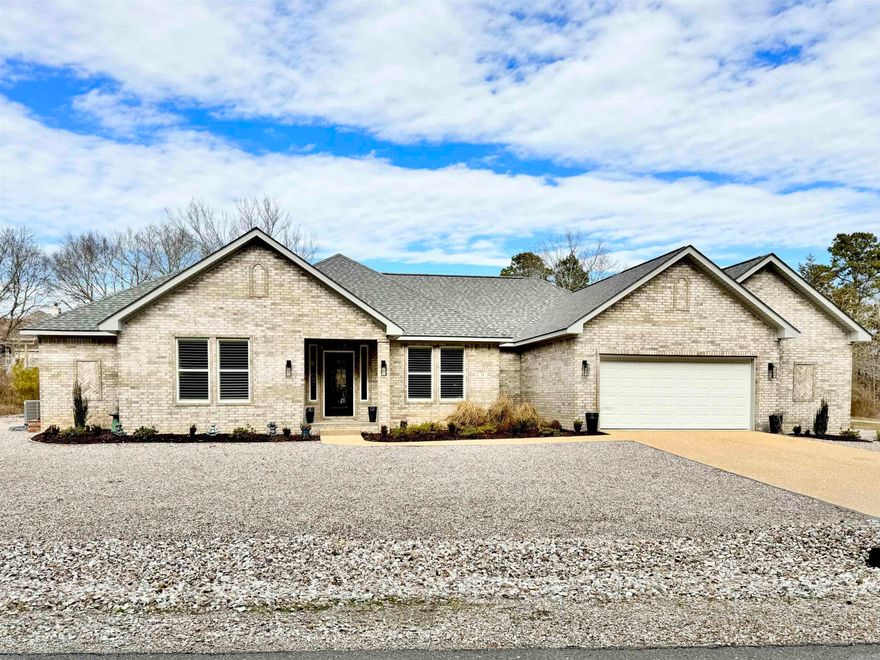 New Construction recently occupied but Owner has decided to move. This custom all brick home is located on Isabella Golf Course #8 Santa Maria. Open floor plan with 3 bdrms 2.5 baths. 2 car garage (epoxy floor) with golf cart garage facing cart path on rear of home. Fully screened in patio. Both showers are rain head and walk in. Kitchen with quartz island counter top. Plantation shutters on all front windows and custom blinds/shades elswhere. Large walk-in pantry and laundry room connects to Master closet. Taxes based on unimproved lot. $1500.00 POA one time buy in fee.