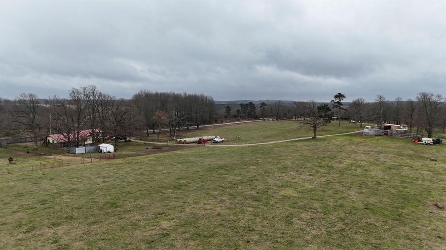 Enjoy peaceful rural living on this well maintained 25.79 acre property. the property has a web wire perimeter fence making it ideal for livestock or horses,and includes a barn along with two ponds. This property includes a well kept 3 bedroom 2 bath home with a basement area perfect for storage and use as a storm shelter