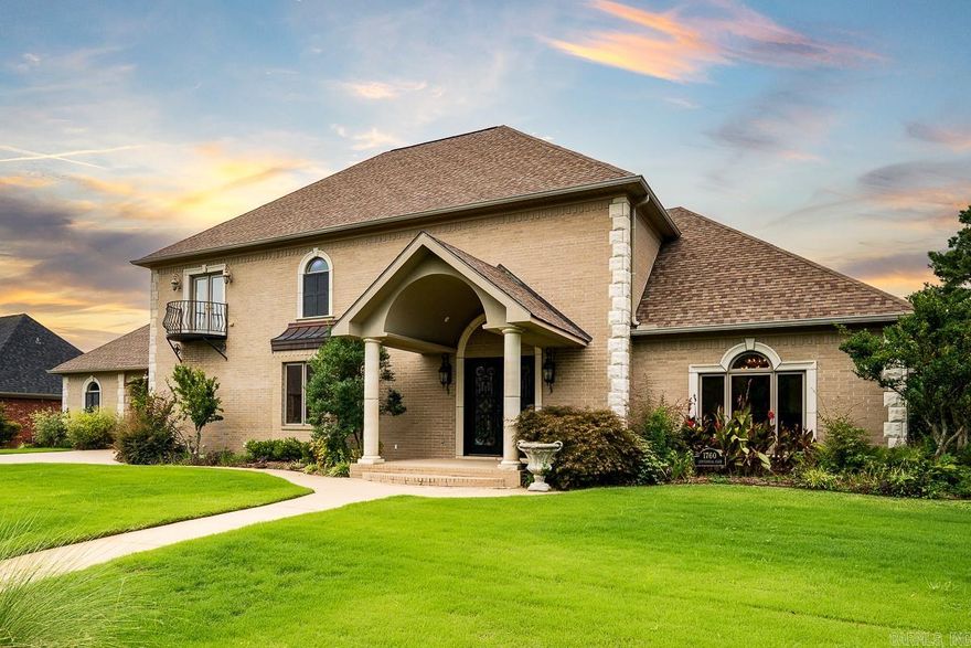 Welcome to your dream home located in the exclusive Centennial Valley Country Club! This luxurious 4,781 square foot residence features three spacious bedrooms and four and a half elegantly designed bathrooms. Enjoy the serene views of the 18th tee on the golf course right from your backyard! As you approach, you're greeted by a custom wrought iron and glass front door that sets the tone for the craftsmanship of the home. Inside you'll find exquisite travertine flooring, marble around the fireplace, and dazzling Swarovski chandeliers that illuminate the space. The gourmet kitchen boasts a stunning onyx backsplash and custom lighting throughout, creating the perfect blend of elegance and comfort. Upstairs, you'll discover a separate living area with its own kitchenette, making it ideal for guests. The second level is adorned with rich, solid cherry wood flooring, adding warmth to the space. Don't miss the opportunity to own this masterpiece!