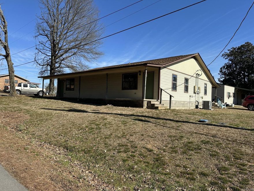 This property offers great opportunity for an Investor.  It has a duplex and also a cottage. The duplex each has 2 bedrooms and 1 bath.  The cottage is one bedroom and 1 bath. and has window units for AC.  Roof is 10 years old.  ("Sold AS IS). The cottage address is 422 Hwy 5, in Rosebud, AR. Duplex addresses are 110 Dogwood Trail and 112 Dogwood Trail.  Square footage for each is approximately 1000 square footage.