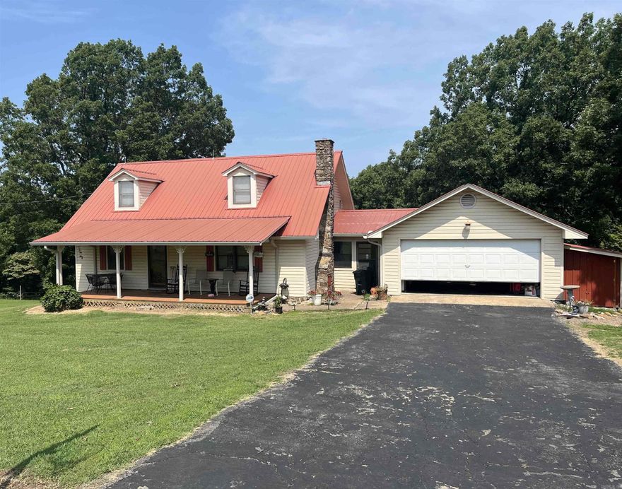 Take a look at this beautiful, well maintained country home on 24+/- acres approximately 8 miles south of the Folk Music Capital of the world. This gorgeous property was featured in a local publication of scenic homes in Arkansas. It features 4BR/3BA and the walk-out basement could be finished for extra space if needed. There's approximately 18 acres wooded and 6 in pasture. Would make a nice horse property. Seller reports numerous deer with several deer stands already in place.  Key Features: *2 RUUD heat pumps installed May 2024 *Lightning rods on the roof *22 KW Generac propane whole house generator *Front and back covered porches *2 portable carports *Well and rural water *Barn (with electricity) with full loft *Stacked stone gas log fireplace *Newer tankless hot water heater (Propane) *Fenced garden area with electric fencing to keep the critters out *Fruit trees *Metal roof *Backup woodburning stove and propane heater  For more details give us a call!