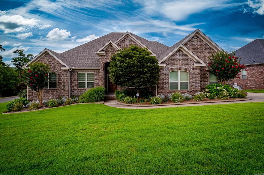 One-story home on a great corner lot in a cul de sac close to the neighborhood pool, playground, and tennis courts.  Dining room, laundry room, eat-in kitchen with breakfast bar, and spacious great room with fireplace.  Master suite with new carpet, huge walk-in closet, makeup vanity, walk-in shower, and jetted tub.  This house has it all - cubbies, plantation shutters, extra landscaping, built-ins, kitchen pot filler, tankless water heater, new roof 2022, whole home generator, and more!  * New Roof 2022*  Covered, oversized deck with sun shades, gutters, sprinkler system, and side load 3 car garage.