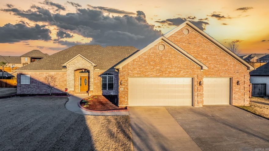 This beautiful home is located in The River Plantation and is perfect for you! Three bedrooms, two full baths, dining room, safe room, oversized garage perfect for your cars & atv's. The kitchen is a chef's dream featuring a gas range, island and beautiful cabinets with all the extras. You will enjoy the open feel this home offers as the large living room opens to a huge outdoor patio area that features a fireplace and outdoor kitchen. WELCOME HOME!!