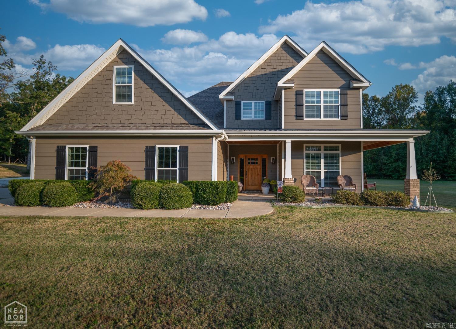 Nestled on a picturesque 21+ ac lot, this beautiful 4-bed, 3-bath home offers the perfect balance of country living with modern amenities, just minutes from the city.  Entering the custom white gate, youāll immediately see the attention to detail that sets this property apart. The home features a wet bar, new roof 2022 & fresh paint inside & out, offers a bright & welcoming feel. New carpet in the bedroom upstairs & downstairs. Propane tankless water heater for endless hot water & the storm shelter provides peace. Outdoor lovers, the property boasts a 16' x 32' L-shaped pool with diving board, sun ledge, umbrella insert, & LED lights. Fenced pool area, along with updated electrical fencing at the front gate, ensures safety. This estate includes a detached garage with a reinforced upper-level gym, a large shop with a heated/cooled workroom, & new equipment storage building for 3 tractors. Workshop has plumbing & can be converter back to a 900 sq ft +/- with 2 beds & 2 baths mother-in-lawās suite or rental. Enjoy upgraded landscaping, a private pond, & a dirt bike track (convertible to a field). Modern upgrades like an upstairs AC unit & shop AC make the property move in ready.