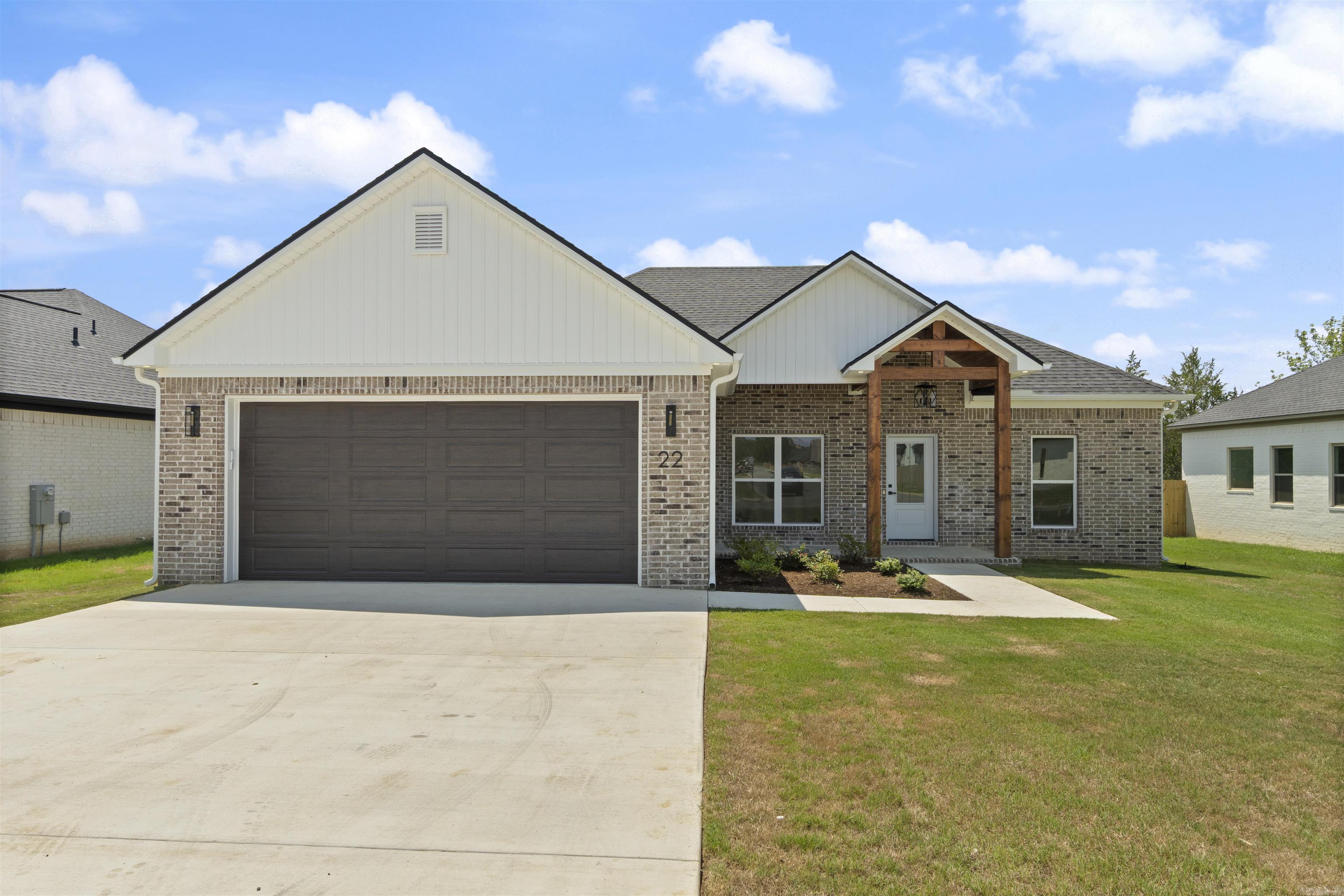Stunning 4-bedroom, 2-bath new construction in one of Greenbrierās most convenient locations! This thoughtfully designed home offers modern living with elegant style, featuring an open-concept layout filled with natural light, designer finishes, and high-end fixtures throughout. The gourmet kitchen boasts premium countertops, custom cabinetry, and stainless steel appliances. There is also a separate pantry with countertops, drawers, and cabinetry. The spacious primary suite includes a luxurious en-suite bath with double vanities, soaking tub, tiled shower, and a walk-in closet with built-in storage. Enjoy outdoor living on the very large back porch, perfect for relaxing or hosting gatherings. This beautiful home also comes with a one-year builderās warranty for added peace of mind. Donāt miss your chance to own this quality-crafted home in the heart of Greenbrier!
