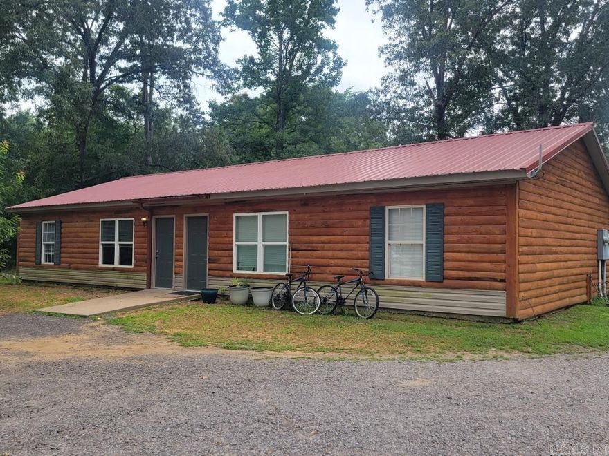 Duplex average for the last 12-month $1500 ($750/side) Gross Monthly Income. Septic system recently updated and improved. Second potential site for another duplex was also designed, same land but double the potential income. Metal roof, owner pays water only approximately $70/month.