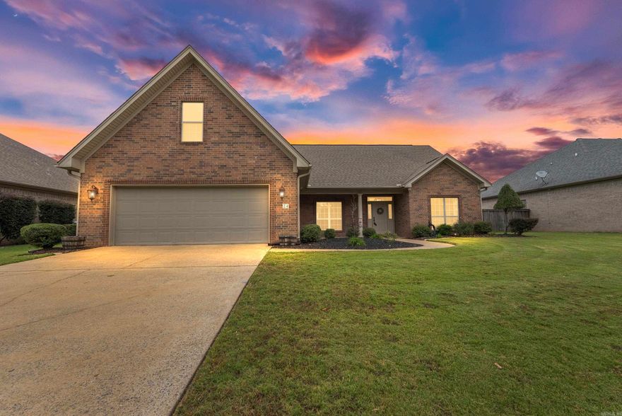 Welcome to 24 Talladega – where space, comfort, and quality come together! Located in the highly desired Cabot School District, this custom-built home offers extra-large rooms throughout plus a versatile bonus room/bedroom upstairs—perfect for a game room, media space, or guest suite. The home features a buried 500-gallon propane tank supplying gas to the heat, fireplace, stove, and water heater (new in 2022). Other major updates include new Carrier heater in 2019, new garbage disposal in 2019, and AC replaced in 2024—providing peace of mind for years to come. Inside, the kitchen is a showstopper with a large center island, gas cooktop, double ovens, built-in glass-front cabinetry, and a generous walk-in pantry—everything a home chef could dream of! The massive laundry room provides additional storage and workspace, keeping organization simple and stylish. Outside, enjoy a 12x12 custom storage building for tools or hobbies and a screened-in patio, ideal for relaxing or entertaining year-round. With thoughtful updates, abundant storage, and timeless design, 24 Talladega offers the comfort and function your family deserves—inside and out. Agents please see remarks.