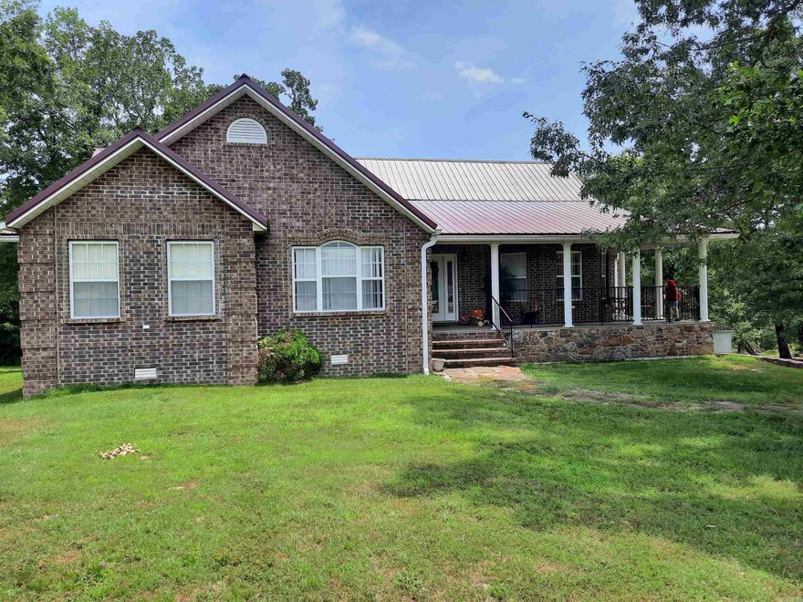 Come and check out this beautiful home on the outskirts of town. This is a very well maintained 3 bed 3 bath home. There is a bonus office room, a very large walk-in kitchen pantry. 1 car garage and a basement with storm shelter area all set up and tons of storage space. The home has 2 hot water heaters and a temperature regulator on the bathroom wall. The home has a front porch and a deck along the back of the house so you can choose which view you want to drink your morning coffee from. There is a 30 X 40 2 shop with 2 lift up garage doors where all of your lawn equipment can be stored. Home has a generator and a sprinkler system as well. The home has a new roof and gutters installed July 2024.