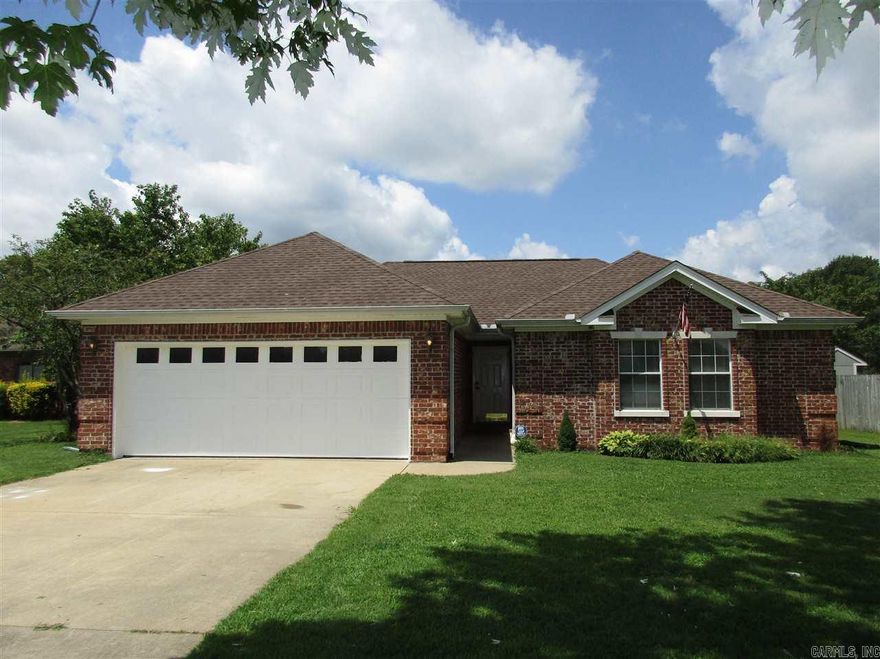 Beautiful brick home, in the heart of Cabot. This is a 3 bedroom 2 bath completely freshened up home, all new paint, bathrooms, beautiful accent wall in the master bedroom with a fully fenced in back yard and a brand new storage shed. Home will be available for a move in on August 16th, call the office to schedule your showing!
