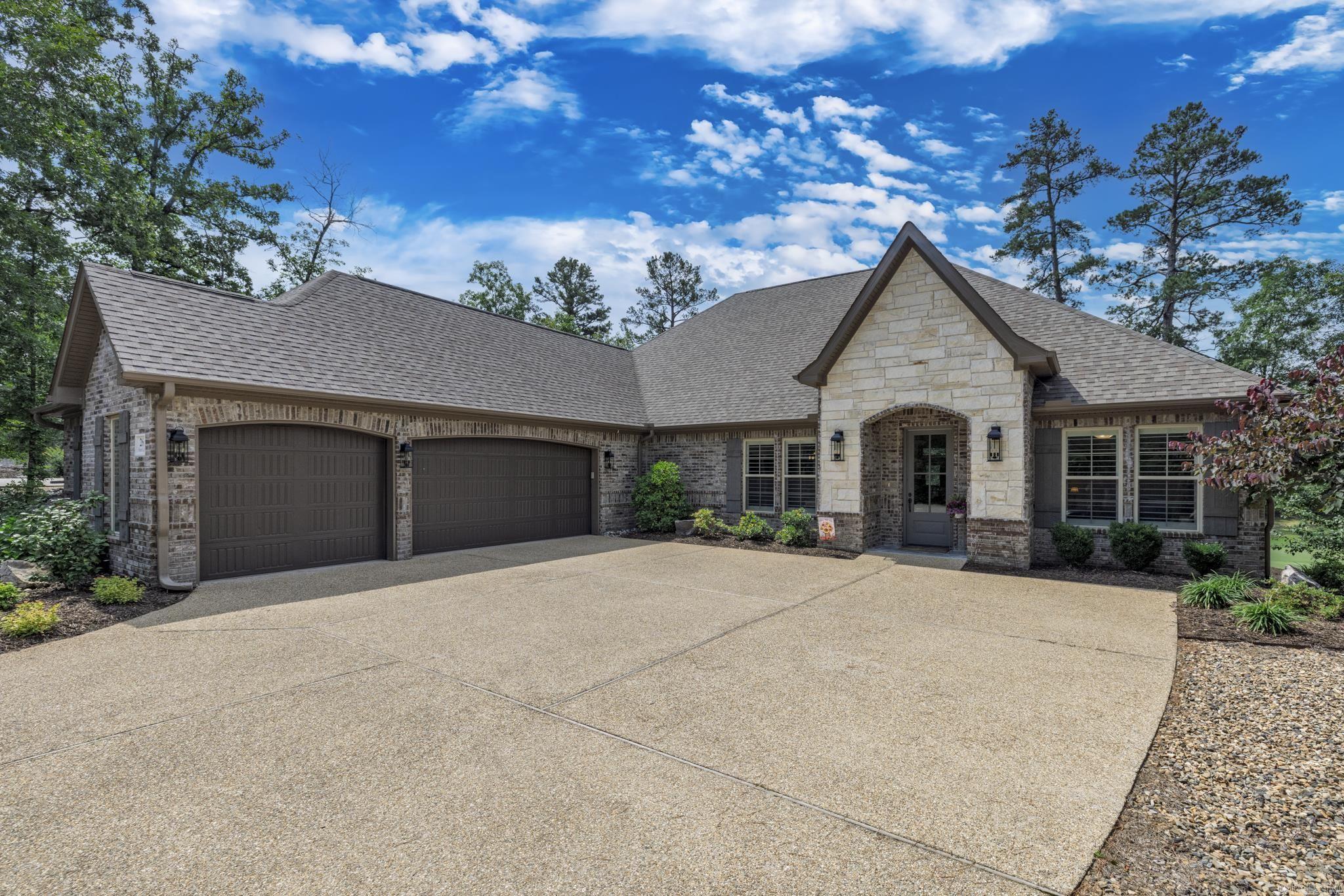 This beautiful Golf Course home built in 2020 by Carriage Homes is situated on Isabella Pinta hole #5 and provides gorgeous views of the fairway! From the moment you step into the foyer with its custom wood barrel ceiling, you will find so much to love about this home! Discover expansive windows across the back providing loads of natural light, a gorgeous kitchen with quartz countertops, double ovens, gas cooktop, pull out spice drawers, huge walk-in pantry, and decorative glass front cabinets. Living room features built in shelving on either side of the gas fireplace and wood beamed ceiling. Double French doors lead to an expansive patio perfect for entertaining, watching the golfers, or simply enjoying the wildlife! The Primary suite is large enough to accommodate a sitting area, and Primary bath includes double vanities, an oversized soaking tub, and glassless walk-in shower. The laundry room is accessible from the hall or through the Primary bedroom closet. Other features include plantation shutters, epoxy floor in 3-car garage with walkup stairs to a partially floored attic ideal for storage. Don't miss this special home! $2000 Buy-in Fee applies to first time HSV buyers.