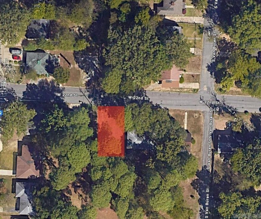 This is a buildable lot in an established area. The lot is cleared and ready for a new home while also retaining mature trees in the backyard. Please let us know if you have any questions, we are here to help.