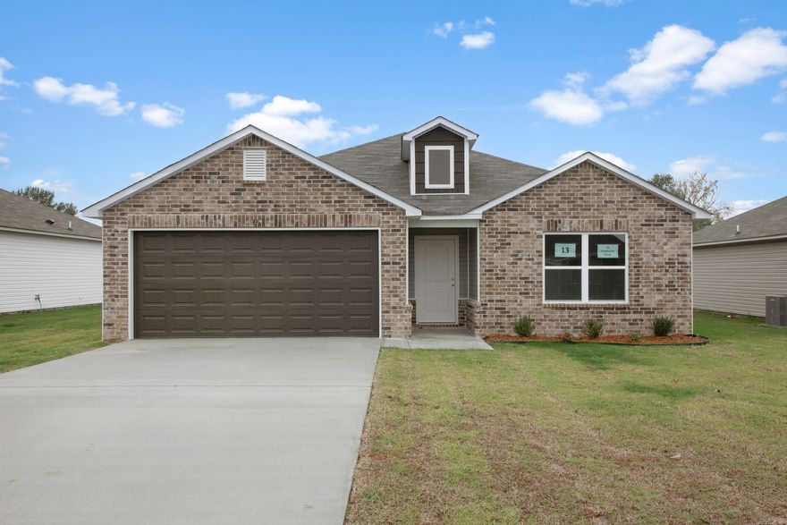 The Foster II plan has a lovely lead-in hallway that opens into an airy Living Room and into an eat-in Kitchen. The back door in the Kitchen opens onto a covered patio! The exterior font of this home has attractive details. Come tour it today!  Thoughtful upgrades included in this home: soaker tub/shower combo in Master Bath, plumbing faucet upgrade 2, 8" deep Kitchen sink, 16" laminate bar top in Kitchen, Luxury Vinyl Plank flooring in wet areas and Living Areas and adjacent hallways, raised ceilings in Living Areas per municipal requirements, fiberglass exterior doors, Cheyenne style doors, baseboards level 2, full sod, stainless steel appliance package.      $50 initial assessment due at closing.  *** AGENTS, SEE SHOWING REMARKS OR AGENT REMARKS FOR VERY IMPORTANT INFORMATION. ***  THIS HOME IS SCHEDULED TO BE COMPLETE IN MID SEPTEMBER.