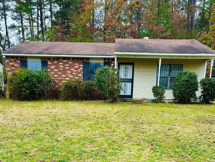 Home needs a little tender love and care. Great home for investors as well. Split floor plan for privacy. Refrigerator stays. Don't miss this home!