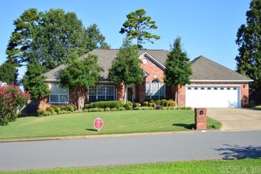 Lovely one level 4 bedroom 2 1/2 bath. One bedroom currently being used as a den/game room, could be office. Split floor plan w/ upgrades. New quartz countertops in the kitchen, large laundry room. Some new ceiling fans & light fixtures. Large sun room addition that is a must see & a beautiful extension of the home. Sun room is additional 240 sq foot not counted in sq footage. Tons of storage & cabinets. Gorgeous yard w/ 2 decks, patio & lush landscaping. Arc roof 2010 w/ 30 yr Warranty. This is a must see!