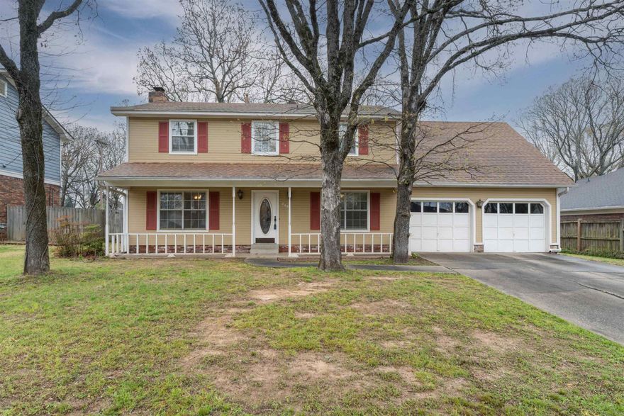 Located in a wonderful neighborhood with lovely neighbors, this home offers a great area for walking and enjoying the community.  The property features a level front  and back yard, perfect for outdoor activities and easy maintenance. Inside, the kitchen includes appliances that have been updated within the last 2-3 years.  The home offers a comfortable layout with two full bathrooms upstairs and a convenient half bath downstairs for guests. The backyard is fully fenced and includes a large patio==ideal for relaxing,  entertaining, or enjoying time outdoors. Great location on a quiet street.  Square footage approximate, measuring encouraged.