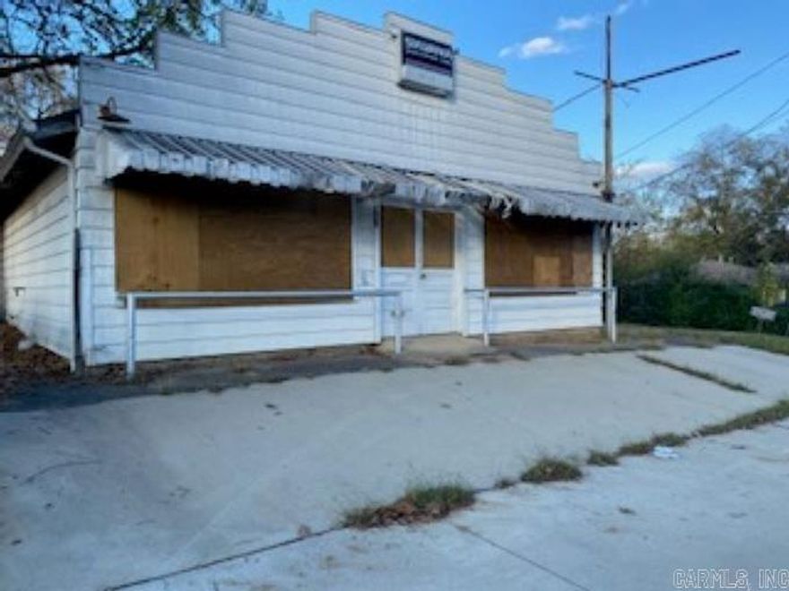 Come see this piece of North Little Rock history and let your creativity transform this property to a single-family home or duplex.  Make your dreams come to life by customizing your own space. No Seller's Disclosure. Sold as is, where is, with all faults. Seller will not turn on utilities.