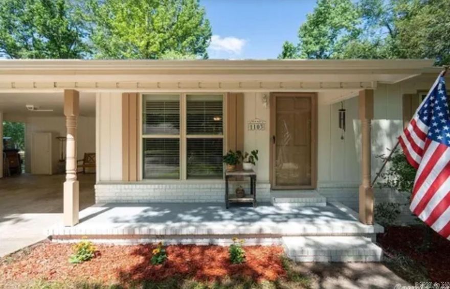 Charming 3 bed, 1.5 bath home set in a serene spot with minimal through traffic in the heart of Searcy. This home is full of original character and modern updates, featuring a cozy wood-burning fireplace, an eat-in kitchen with a large walk-in pantry, and a separate dining room—great for gatherings. Major updates include a new roof (2022), water heater (2022), windows (2019), and gutters (2023). You'll love the spacious layout and abundant natural light.