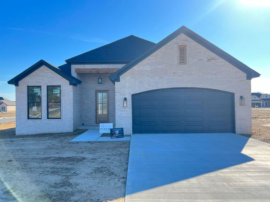 Come home to this beautiful new construction in the heart of Greenbrier! With open concept living area, granite countertops, a porch, a patio AND industrial strength LPV flooring, what more could you need from a custom built home!! Vaulted ceiling in the living room, BIG awesome moldings in the living and master bedroom. Master bedroom features a HUGE closet while the bathroom boast a lovely tiled, walk in shower. Even the laundry room has a granite folding table! Taxes estimated based off the lot.