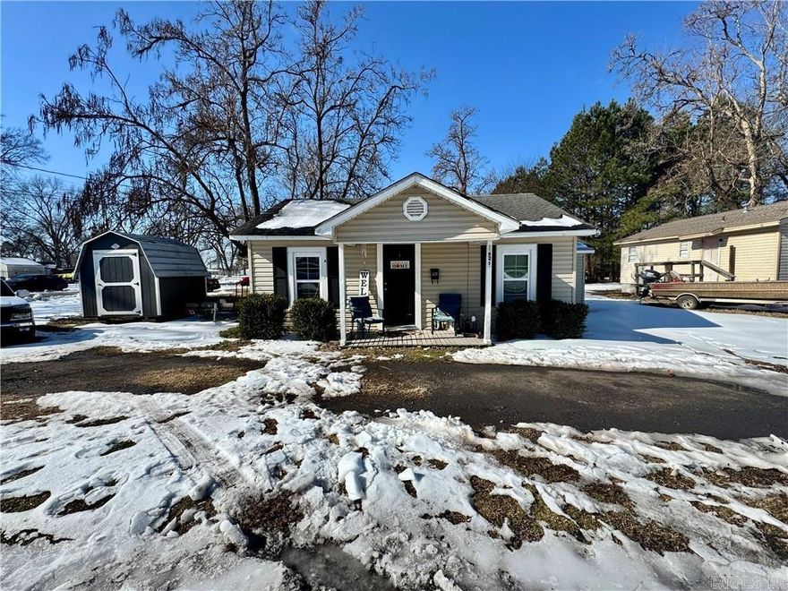 Charming, efficient and right where you want to be! This cozy home at 620 S Front St in Dardanelle offers just over 700 square feet of smart, efficient living space with two bedrooms and one full bath. The spacious eat-in kitchen is perfect for morning coffee, weeknight dinners, or easy entertaining, and laundry hookups add everyday convenience. With central heat and air, vinyl siding, and a layout designed to make the most of every square foot, this home is comfortable year-round and easy on the utility bills. Located close to everything Dardanelle has to offer, it’s an ideal option for a first-time buyer or a solid investment property to add to your portfolio. Affordable, efficient, and conveniently located—this one is worth a look!