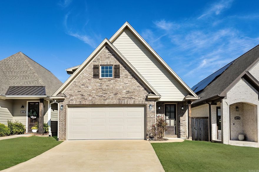 Welcome Home to this beautiful home in LaMarche Place Villas.  Walk in to an open kitchen, dining and living room with vaulted ceiling and corner fireplace.  Beautiful kitchen with granite countertops.  Primary bedroom is on the main level with a luxurious bathroom.  Upstairs are 3 additional bedrooms and bathroom, with plenty of closet space and walk in attic access.  Tankless HWH, low E windows. Through the living room access your covered porch and extended deck to enjoy your morning coffee!  Don Roberts Elementary and Pinnacle View Middle School.  Location is fantastic!  Schedule your showing today!!  Agents see Remarks! Back on Market due to no fault of the seller!!