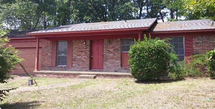 All brick 3br/1ba ranch home with den and living room.  Great tree shaded yard.