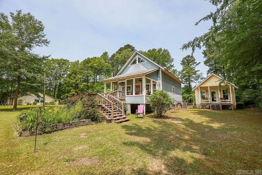 Welcome to your lakeside retreat on beautiful Calion Lake! This unique property features two homes on one stunning waterfront lot. The main home offers 2 bedrooms, 1.5 baths with open layout and sweeping lake views.  The second home offers 1 bedroom, 1 bath with its own kitchenette and private outdoor space. Whether you are looking for a vacation retreat or year-round living, this property offers a full-time lakeside lifestyle.