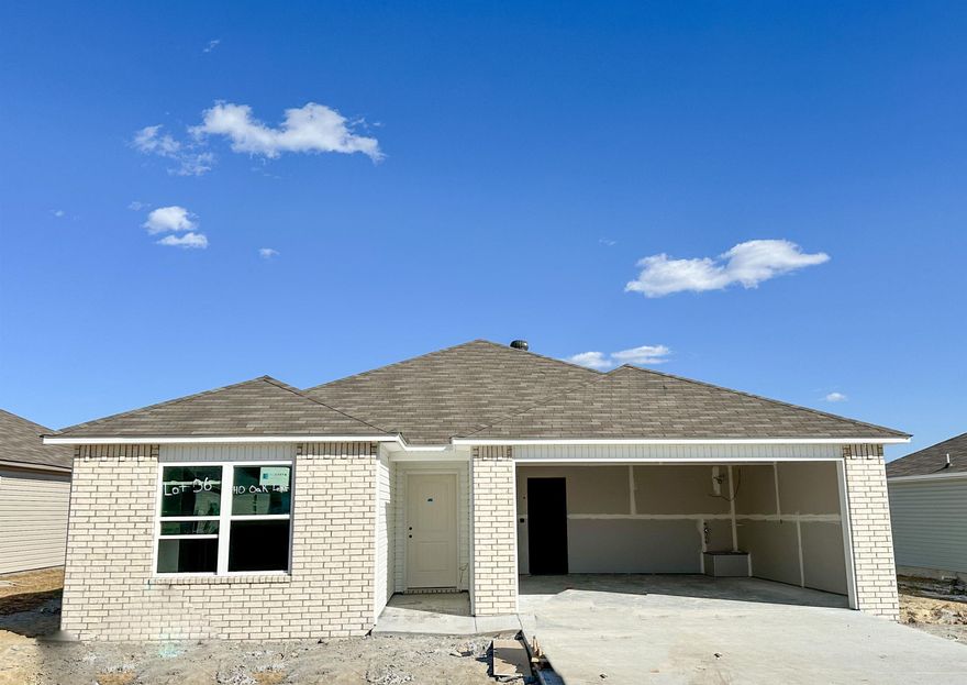 The Taylor plan is the 3-bedroom you're looking for. A beautiful entry hall leads past Bedrooms 2 & 3 into a large, open Living Room and eat-in Kitchen. The back door is a sliding glass door, allowing in plenty of natural light and a clear view of the backyard. The spacious Master Bedroom boasts TWO Master Closets! Come see this home today!  Thoughtful upgrades included in this home: plumbing faucet upgrade 2, flush laminate bar top in Kitchen, Luxury Vinyl Plank flooring in wet areas and Living Room and adjacent hallways, raised ceilings in Living Areas and Master Bedroom per municipal requirements, Cheyenne style interior doors, baseboards level 2, LED disk lights in Living Room, full sod, stainless steel appliance package.    *** AGENTS, PLEASE SEE SHOWING REMARKS OR AGENT REMARKS. ***  THIS HOME IS SCHEDULED TO BE COMPLETE IN LATE MARCH.