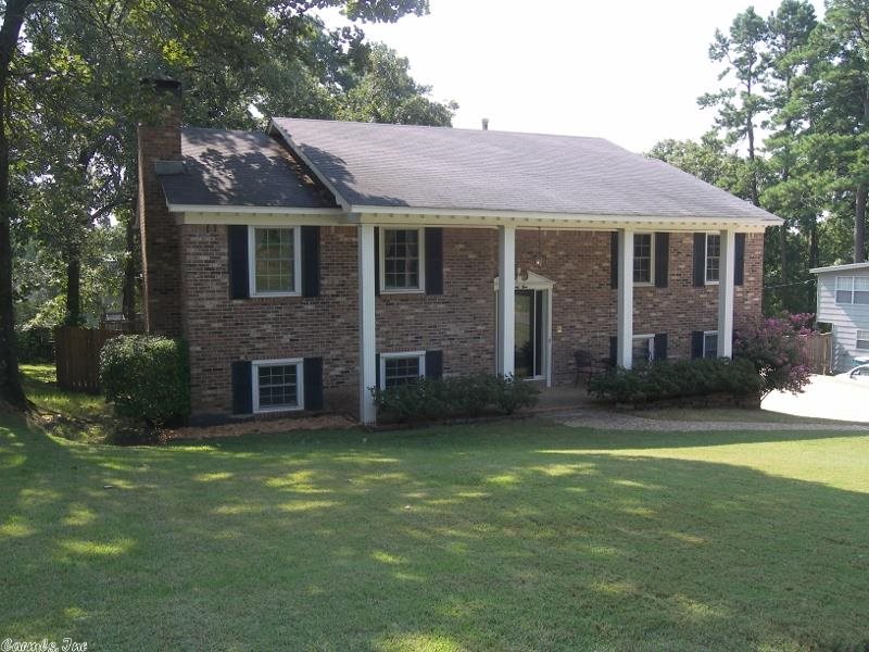 Fantastic 4 bedroom home in wonderful Colony West subdivision. Kitchen has been updated with granite and resurfaced cabinetry... Walls have been removed to give an open floor plan... Master on the main level along with guest bedroom and full bath... 2 bedrooms, full bath and den on the lower level. Large back yard with separate fenced area for dogs or kids play area. Great street located near dining and shopping and close access to I430... Upper deck area has bench seating built in and has sprinkler syst