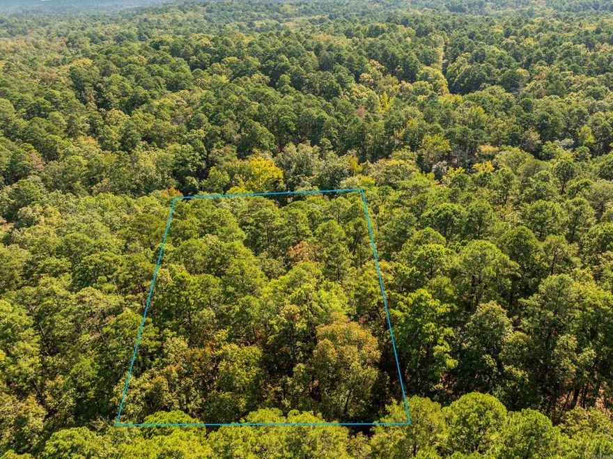Nice private, wooded lot in Hot Springs Village, near DeSoto Blvd. Conveniently located.  Build your dream home and take advantage of the many amenities in the village!  Gated subdivision with security and paved roads. Some utilities available.