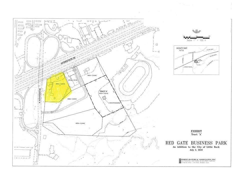Great Commercial opportunity! 5 Acres on I-30 conveniently located right at the Saline/Pulaski county line! Call for more details!