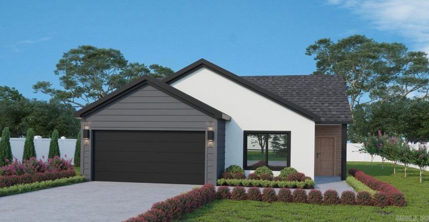 Welcome to 2306 S Valmar Street — a brand new construction home offering 1,305 square feet of thoughtfully designed living space in the heart of Little Rock. This 3-bedroom, 2-bathroom home features soaring 9-foot ceilings throughout, an open-concept kitchen and dining area, and a spacious living room perfect for everyday living and entertaining. The primary suite includes a walk-in closet and private bath with a 6-foot tub/shower combination, while two additional bedrooms share a well-appointed hall bath. A dedicated laundry room, covered porch, and attached garage round out this move-in ready home. Built on a solid slab foundation with quality materials and craftsmanship — this is low-maintenance living done right.