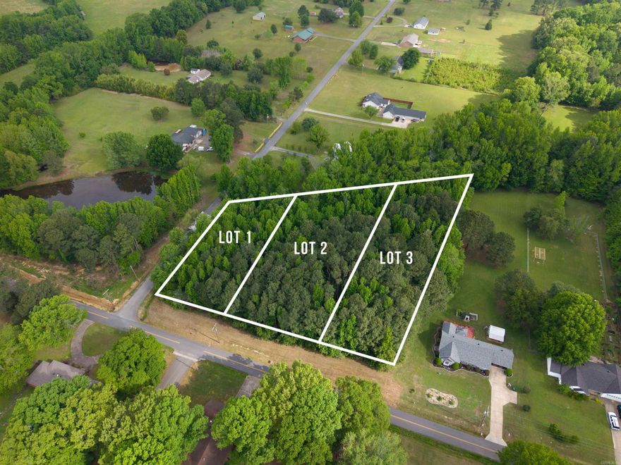 AWESOME LOT!!! Great Neighborhood. Lot back to the Beebe City pond, park and fishing area. Located just west of the interstate, easy access to the highway!!!