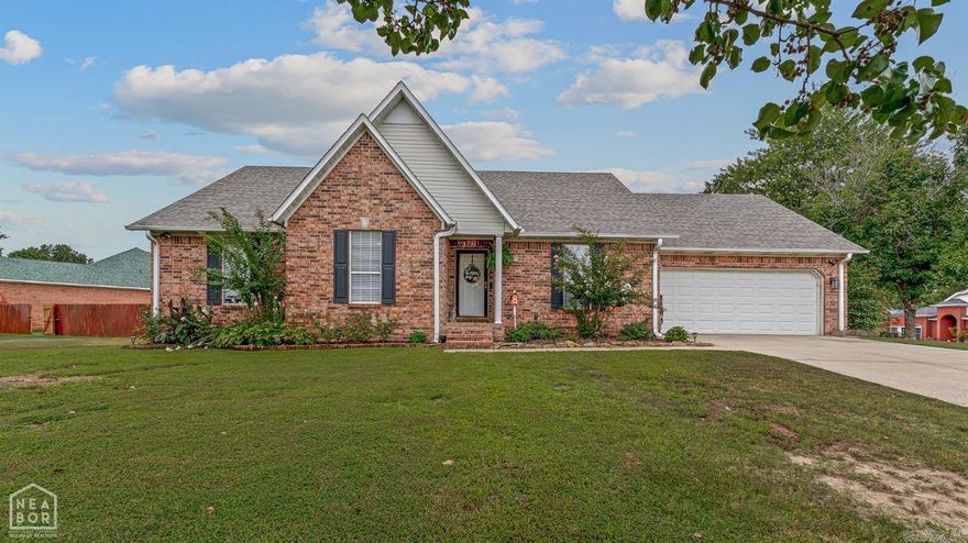 Welcome to Ridge Run Subdivision! This fully updated 3-bedroom, 2-bath home offers 1,750 sq. ft. of modern living in the Nettleton School District. Sitting on a corner lot with a brand-new privacy fence, this home has all the charm of a new build with the convenience of an established neighborhood. Inside, you'll love the fresh, updated finishes, and spacious rooms designed for both comfort and style. The large primary suite provides a relaxing retreat, while the updated kitchen and bathrooms give this home that new home feel throughout.