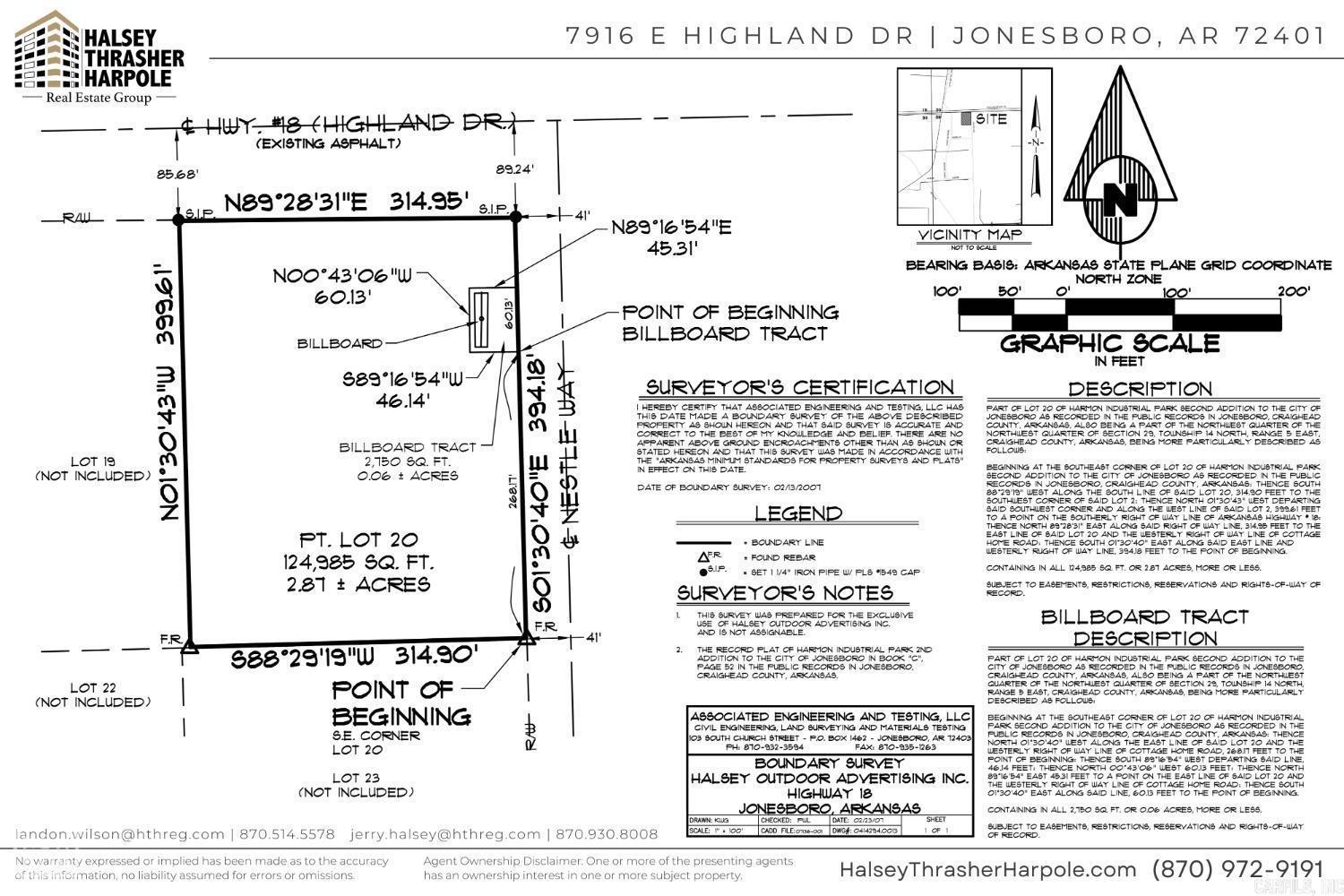 Metes & Bounds - Commercial Sale