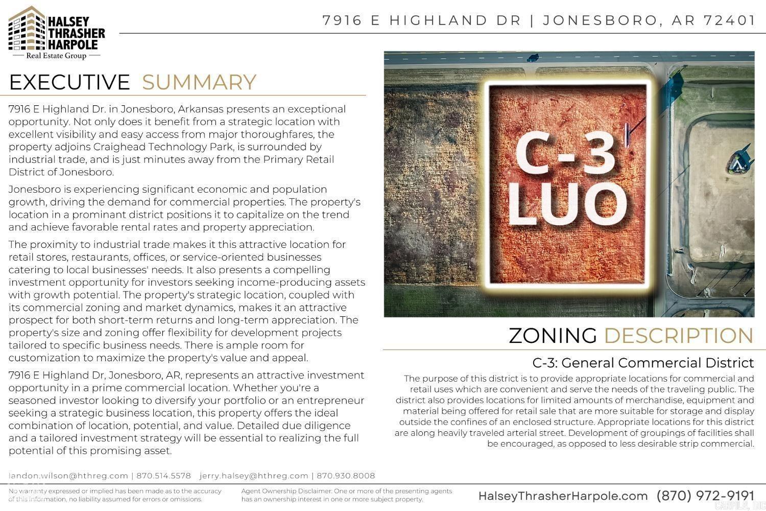 Metes & Bounds - Commercial Sale