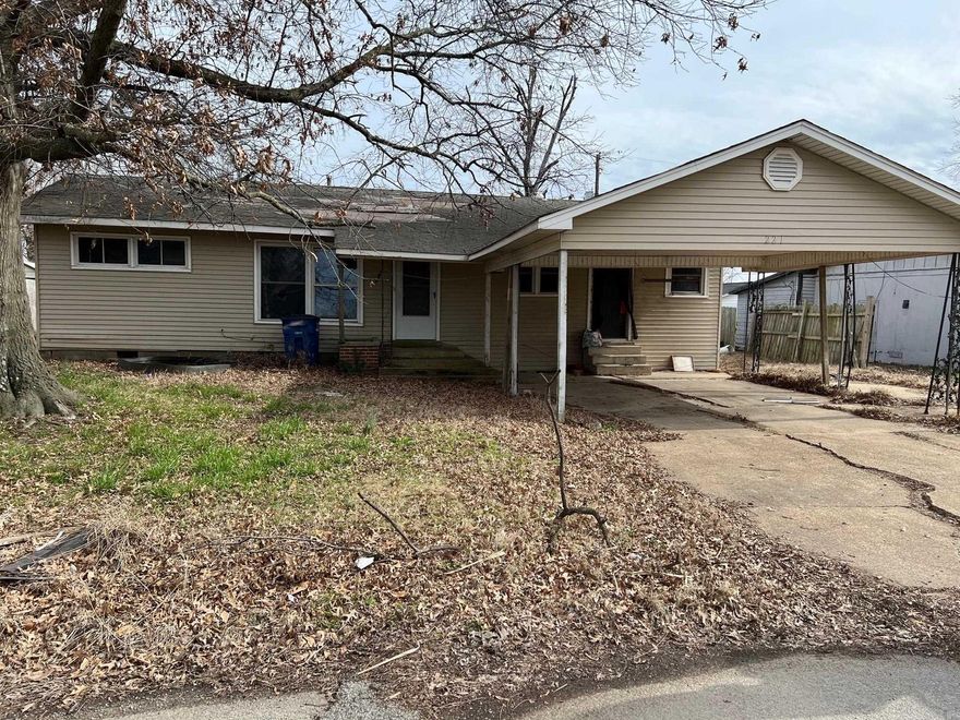 Owner Financing available with 2500 down  Fixer upper