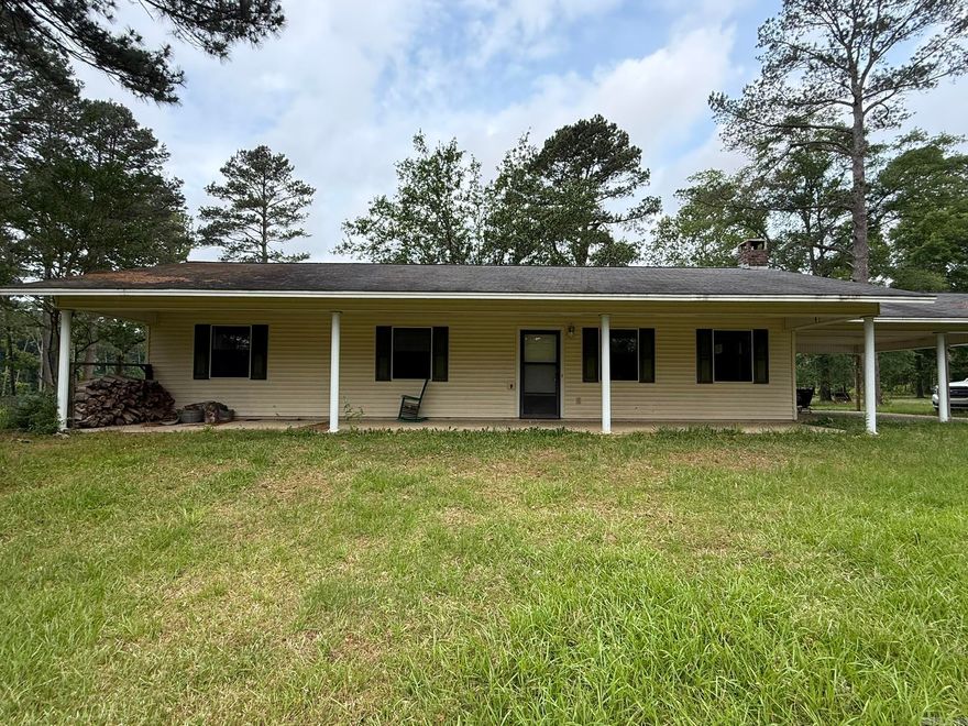 Perfect country setting west of Nashville.  This property offers approx 6 acres with a 3 bedrooms 1 1/2 bath home, including a spacious kitchen: stove, refrigerator, and dishwasher to convey, large living area with wood burning stove, oversized laundry room and a double carport.  Home is all electric with CH/CA, newer hot water heater, rural water and a well.  Property offers a mix of open pasture, nice pond, and space, including several out buildings, a small cabin and barns.