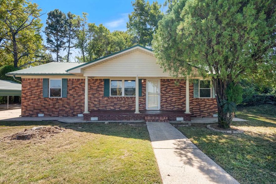 Charming 3 bed/1 bath home centrally located in Conway, just across from the baseball fields! This cozy home offers a large parking area with an oversized carport, ideal for multiple vehicles. The fenced-in backyard includes a spacious storage shed and storm cellar. Additional features include a durable metal roof, a well-maintained HVAC system, and a recently serviced crawl space. Perfect for first-time home buyers. Call to schedule your showing today! Agents see remarks.