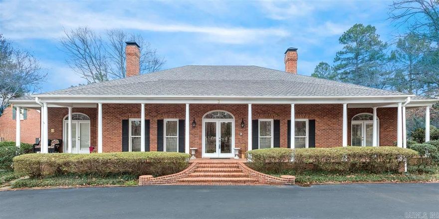 Southern plantation estate on 5.07 level acres, wooded, landscaped & irrigated. 6200 SF main house w/700 SF guest qtrs above 3 car garage. Ball room sized den for multi purpose entertaining, wet bar in 2nd den, hearth room, formal dining, gourmet kitchen- subzero cabinet front freezer & frig., slab granite throughout, 5 enormous en suite BRs all w/walk in closets. Winding circle drive, covered front porch, rear veranda over looks pool & spa- loaded w/custom finishes & priced below market & appraised value.