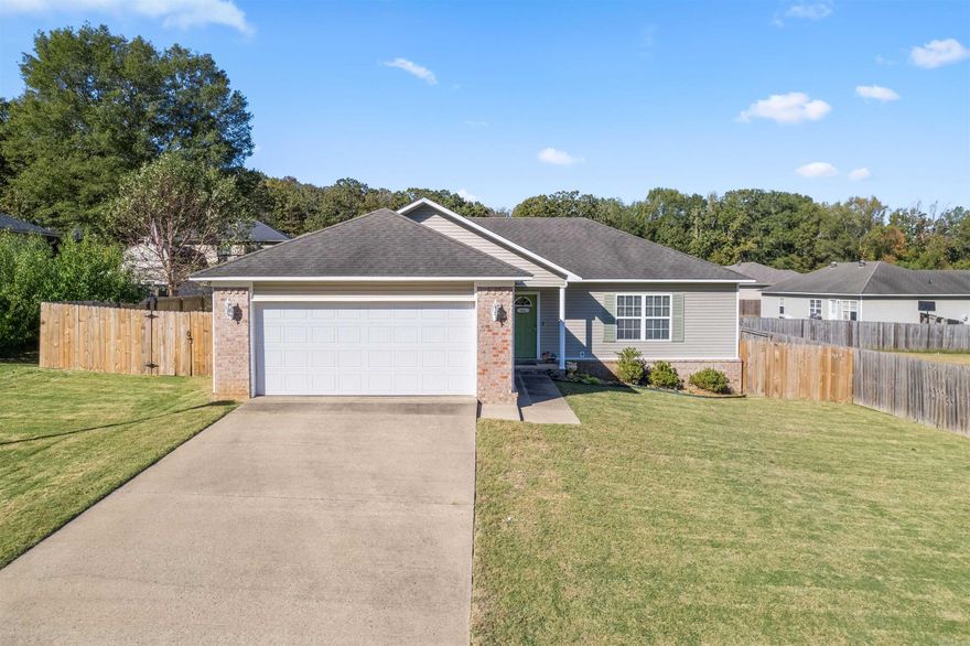 Charming home in a quiet neighborhood! Welcome home to this well-maintained 3 bedroom, 2 bath beauty offering 1288 square feet of comfortable living. The spacious living area flows nicely into the kitchen and dining space. Enjoy the large back yard, perfect for kids, pets, or entertaining. Located in a quiet, friendly neighborhood, this home is ideal for first time homebuyers looking for comfort and convenience.