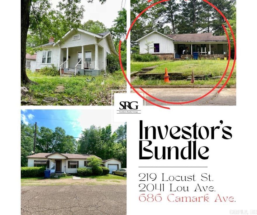 **Priority given for a bundle offer for this plus the properties at 2041 Lou and 219 Locust St**  Being sold as-is, where-is. Appliances and window units may belong to tenant and if present are not guaranteed. Tenant would prefer to continue renting under new ownership.