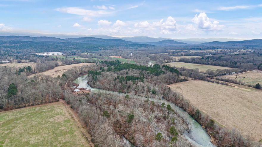 This 369± acre cattle farm in Scott County, AR, offers prime pastureland with excellent grass, making it ideal for livestock. The property is fenced and cross-fenced, ensuring efficient grazing management. A newly remodeled 1,344 sq ft residence provides comfortable living, while a hay barn, working pens, and catch pens add to the farm's functionality. With Fourche LaFave River frontage, this property not only provides a reliable water source but also stunning views. Whether expanding your cattle operation or seeking a rural retreat, this farm is a rare find!
