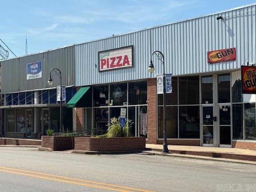POSSIBLE OWNER FINANCING!!! Turnkey Pizza Restaurant in Historic Downtown Pocahontas, AR A rare opportunity to own a fully operational, turnkey pizza restaurant located in the heart of Pocahontas’ vibrant and Historic Downtown District. This iconic establishment is housed in one of the area's original late-1800s buildings, boasting preserved architectural character including original tin ceiling tiles that reflect the rich history and timeless charm of the district. This well-established business is a cornerstone of downtown, with a loyal customer base and a reputation for quality.  The sale includes the building, all restaurant equipment, cookware, ovens, tables, chairs, and current inventory—everything needed to step in and continue operations without interruption. With prime visibility and foot traffic, this location is perfect for anyone looking to invest in a thriving business and contribute to the continued revitalization of historic downtown Pocahontas.