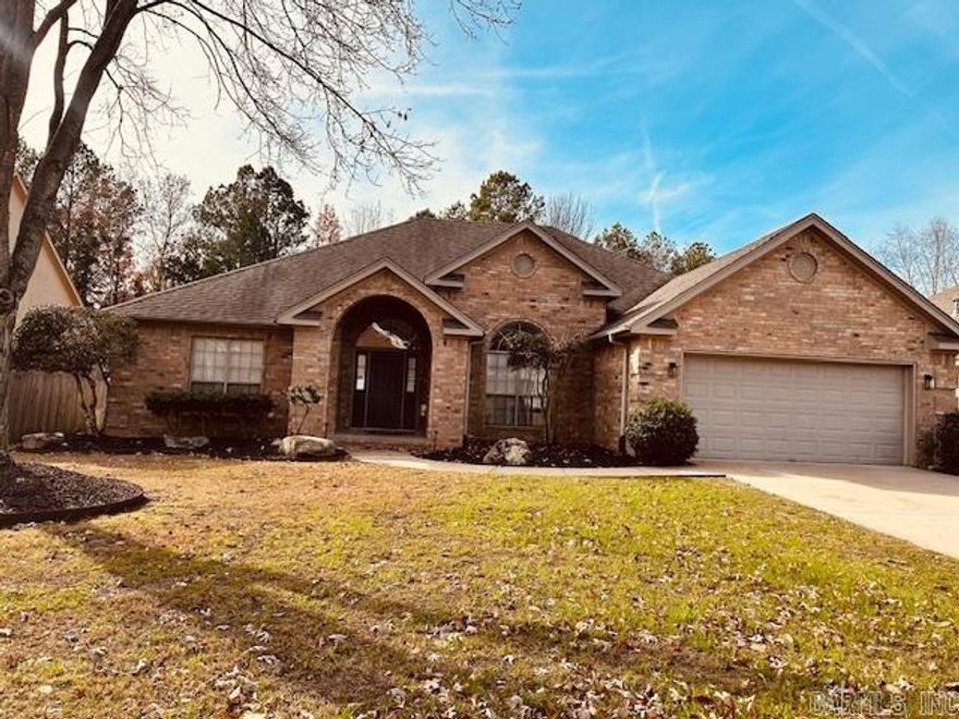 This move in ready home has been completely  renovation from top to bottom. 4 bedrooms / 2 bathrooms.Walk in shower with whirl pool tub. Granite counter tops through out the home.All  stainless steel kitchen appliances. True Island gas log fireplace. New Contemporary interior lights. Covered patio. Close to everything right off of I-40 West. New roof.