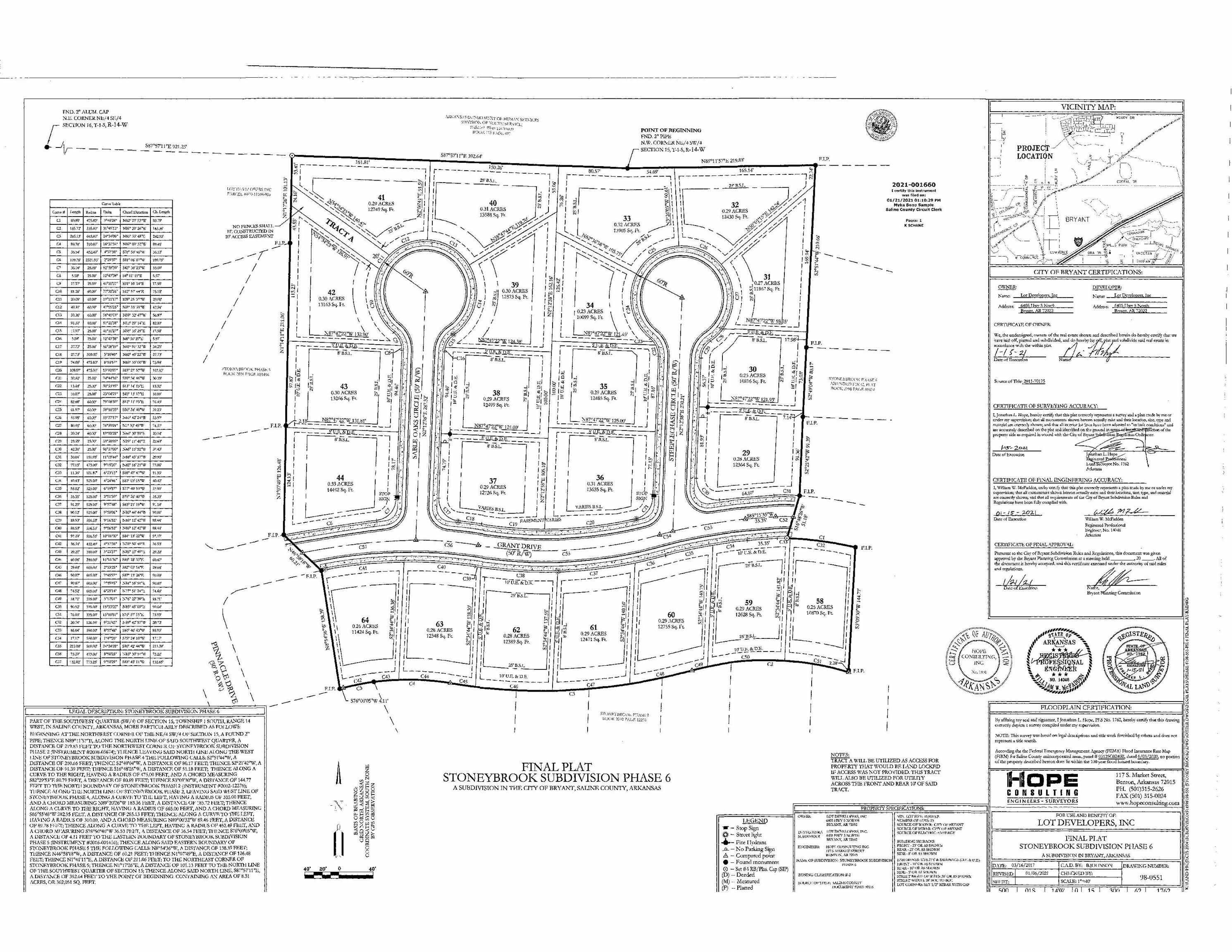 Stoney Brook Estates - Land