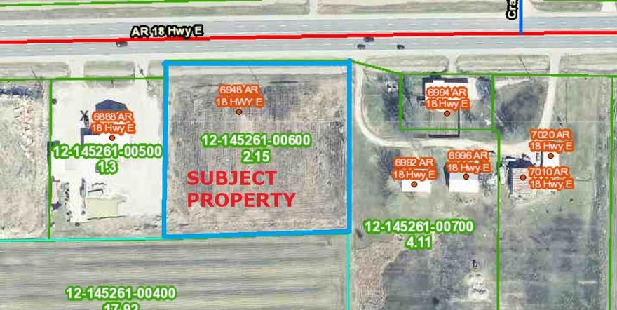 Commercial Lot on AR-18 east of Jonesboro